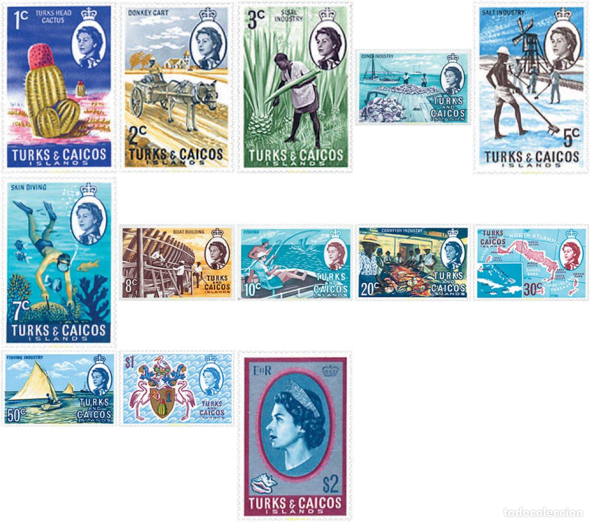 Sellos: 366599 MNH TURKS Y CAICOS 1971 MOTIVOS VARIOS