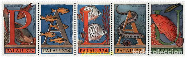 Sellos: 155650 MNH PALAU 1996 EL MUNDO SUBMARINO
