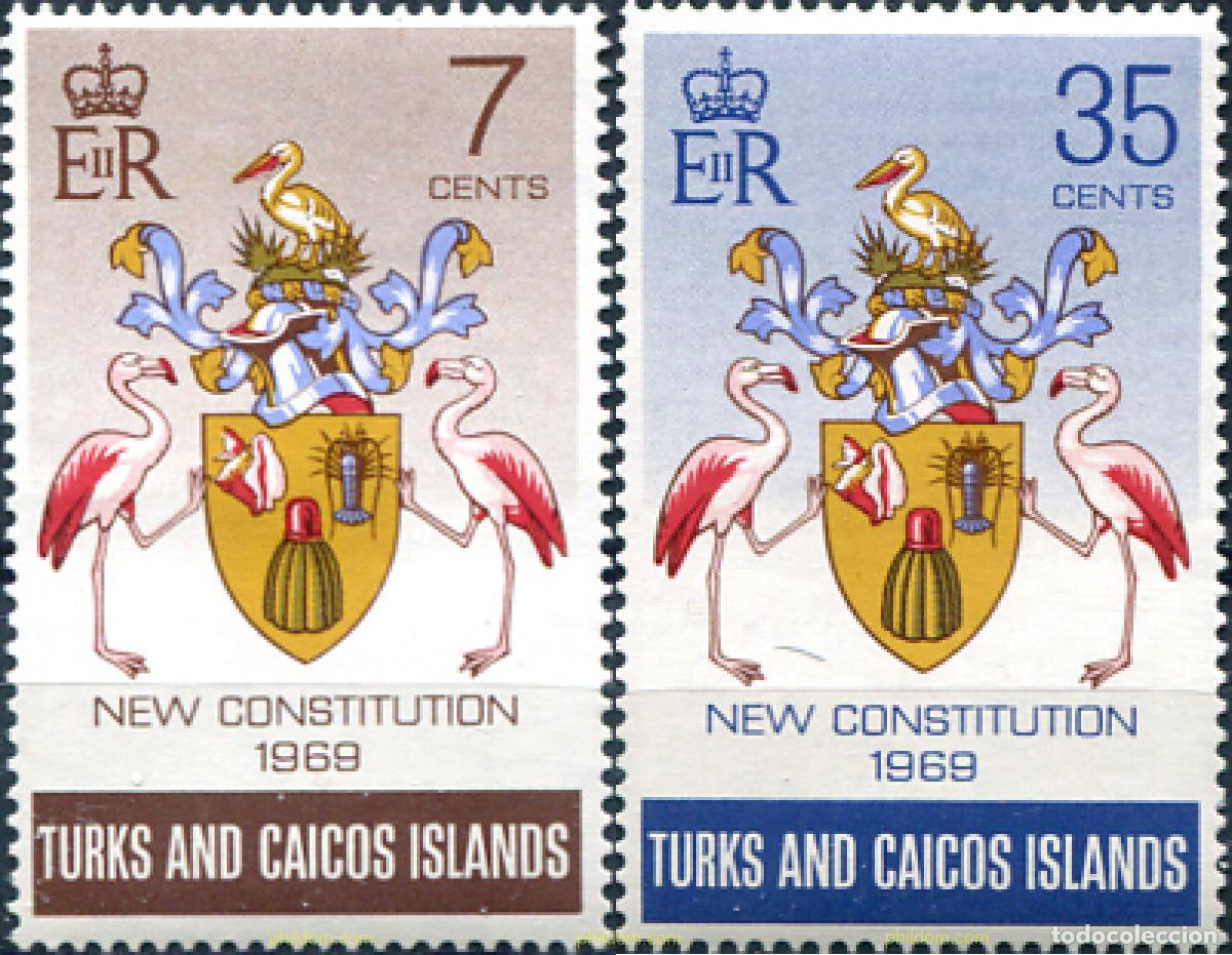 Sellos: 48114 MNH TURKS Y CAICOS 1970 NUEVA CONSTITUCION