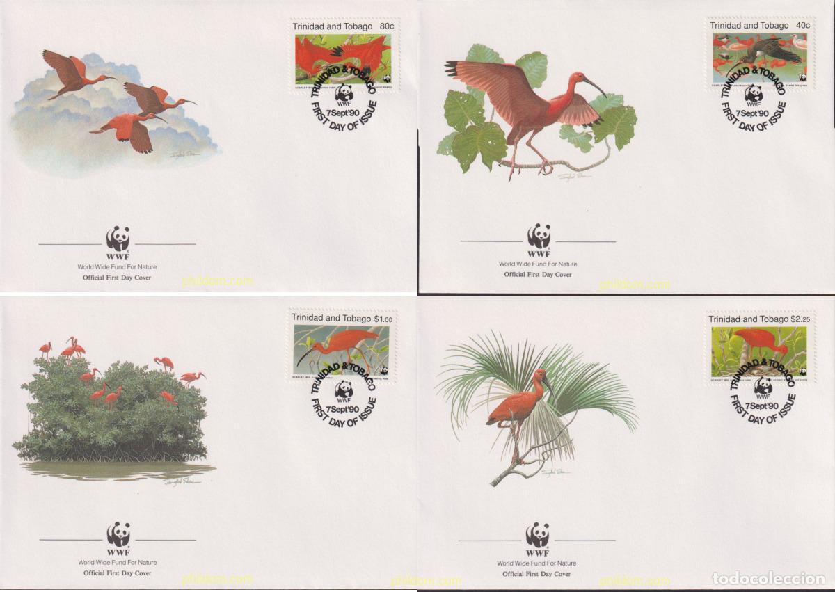 Sellos: 23074 MNH TRINIDAD Y TOBAGO 1990 IBIS ESCARLATA