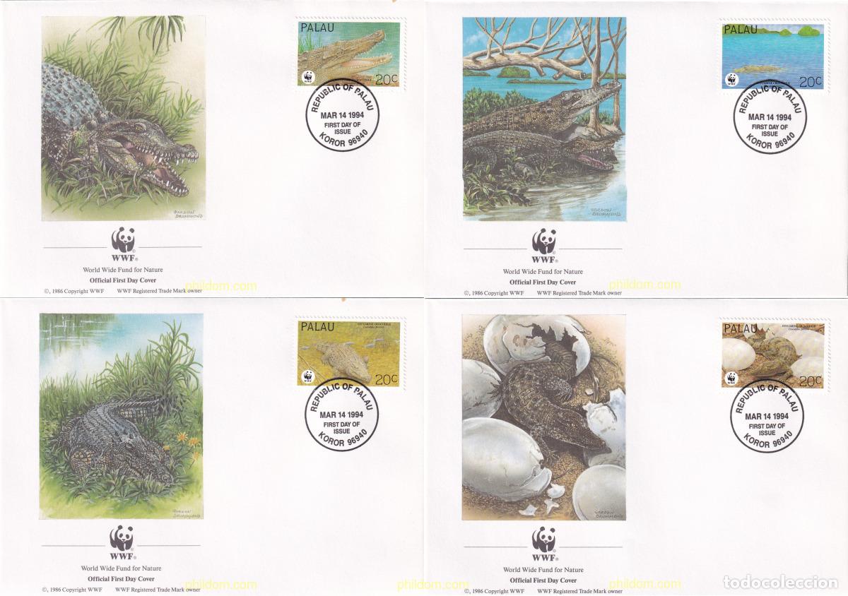 Sellos: 23178 MNH PALAU 1994 COCODRILO DE MAR
