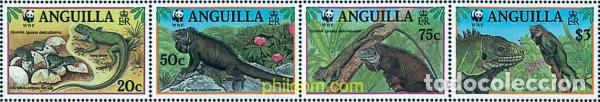 Sellos: 5253 MNH ANGUILLA 1997 IGUANA DEL CARIBE