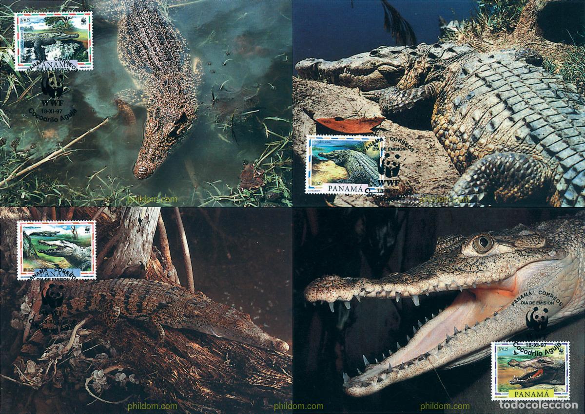 Sellos: 7447 MNH PANAMA 1997 COCODRILO AMERICANO