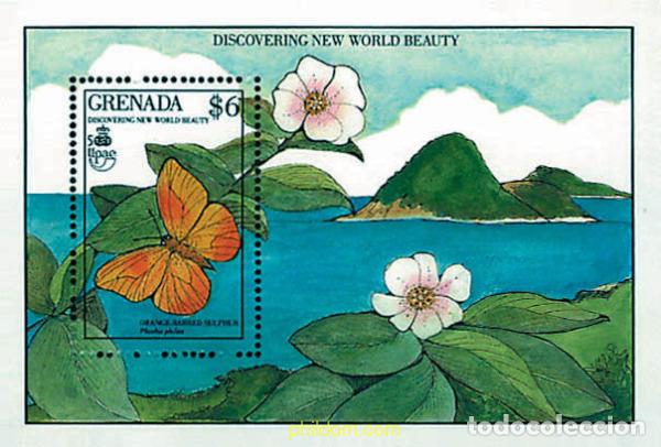Sellos: 319324 MNH GRANADA 1990 500 ANIVERSARIO DEL DESCUBRIMIENTO DE AMERICA POR CRISTOBAL COLON