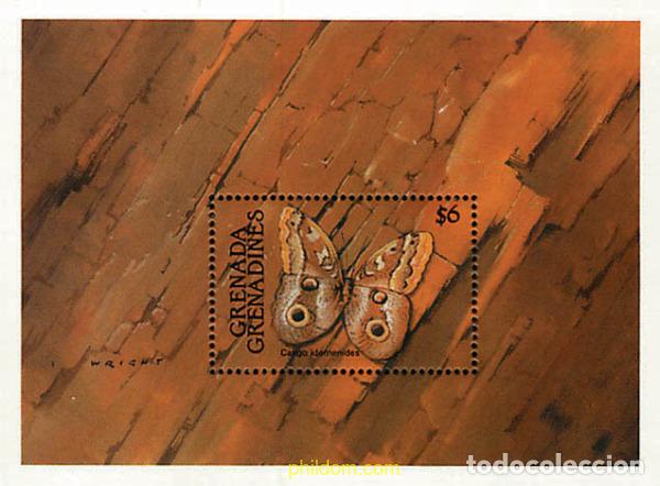 Sellos: 253450 MNH GRANADA GRANADINAS 1991 MARIPOSAS