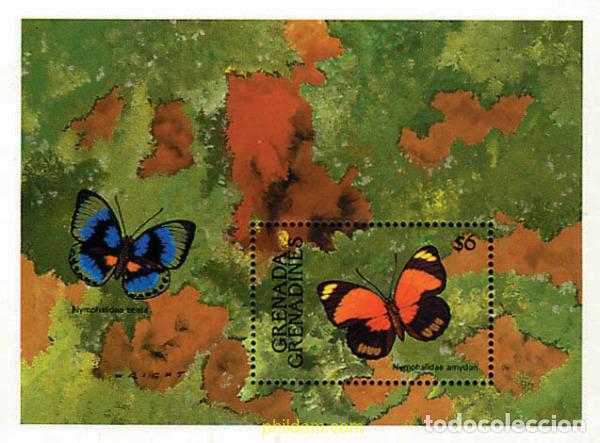 Sellos: 320180 MNH GRANADA GRANADINAS 1991 MARIPOSAS