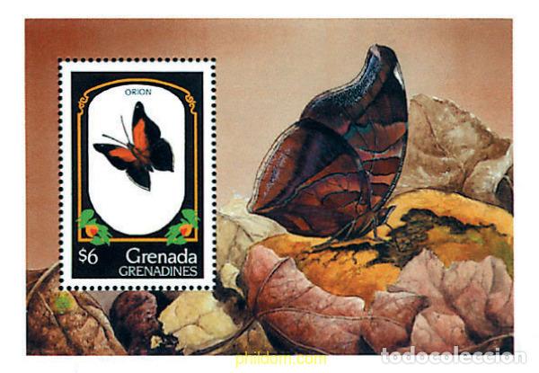 Sellos: 320207 MNH GRANADA GRANADINAS 1993 MARIPOSAS