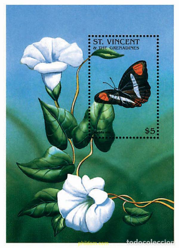 Sellos: 292312 MNH SAN VICENTE 1996 MARIPOSAS