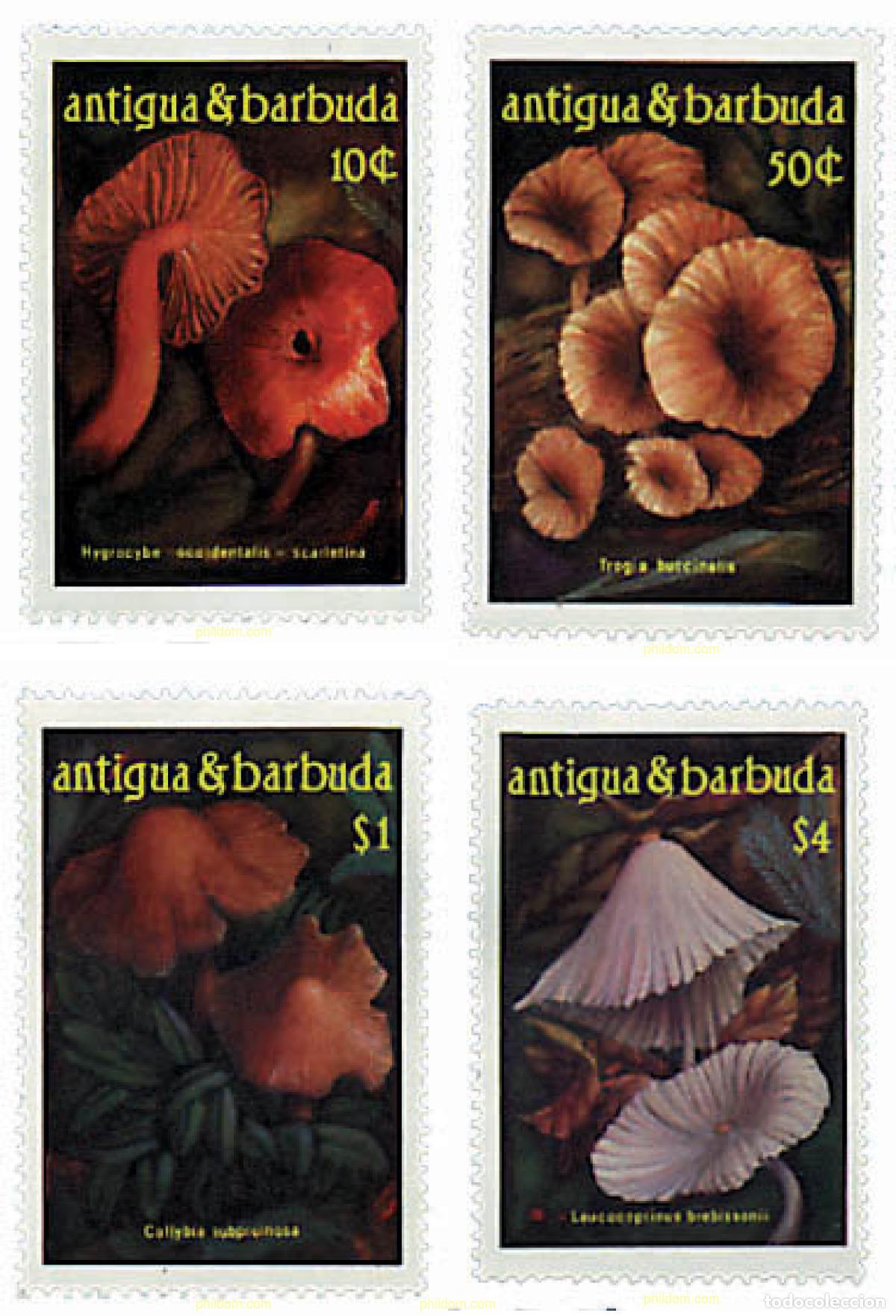 Sellos: 37408 MNH ANTIGUA Y BARBUDA 1986 SETAS