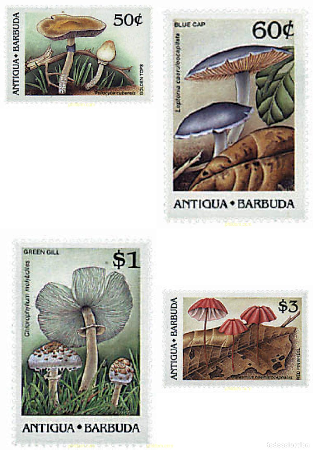 Francobolli: 203331 MNH ANTIGUA Y BARBUDA 1989 SETAS