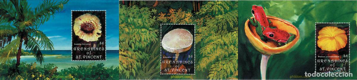 Sellos: 36227 MNH SAN VICENTE GRANADINAS 1992 SETAS