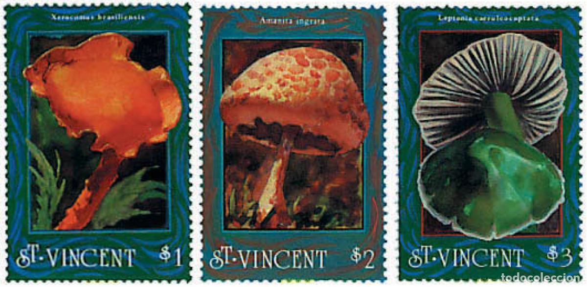 Sellos: 360346 MNH SAN VICENTE 1992 SETAS