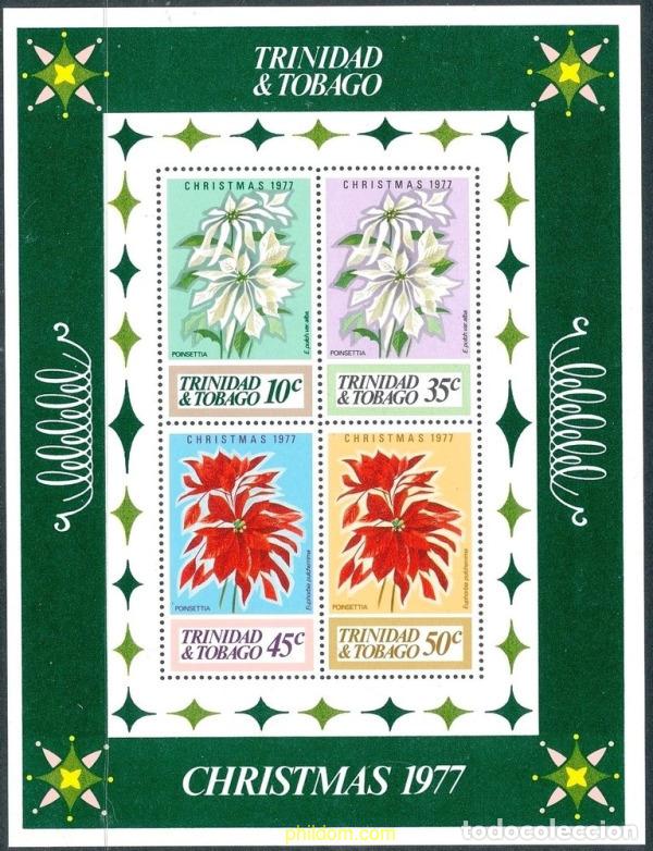 Sellos: 366015 MNH TRINIDAD Y TOBAGO 1977 NAVIDAD. FLORES