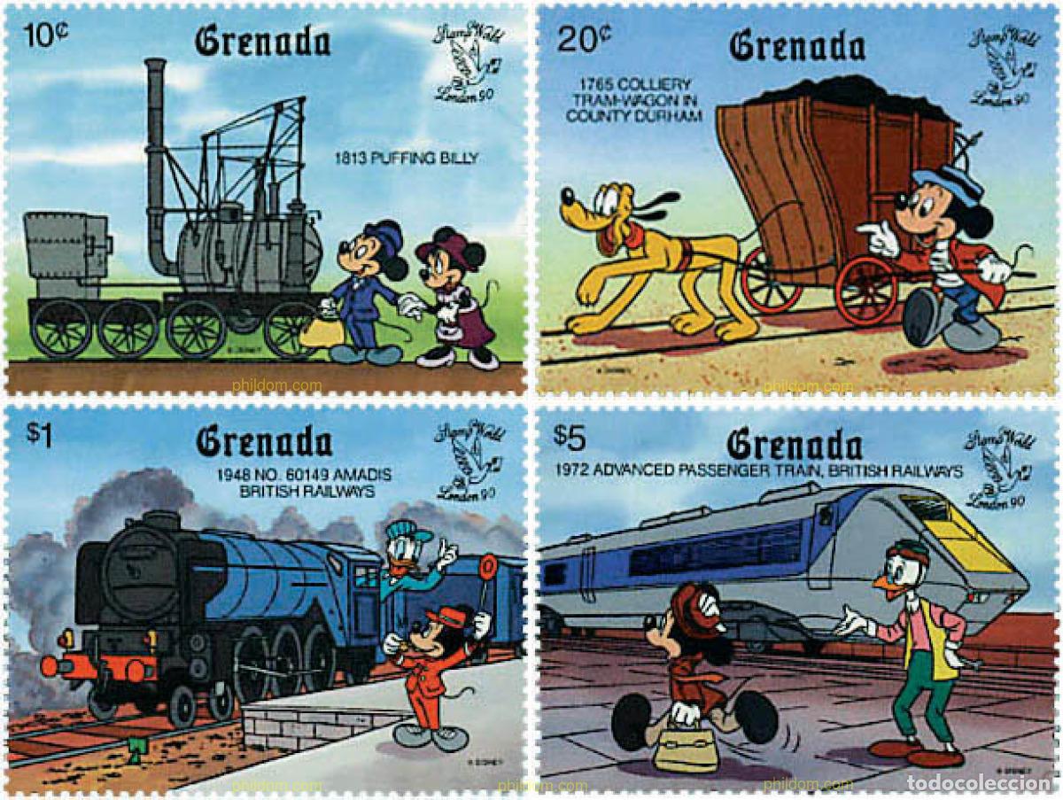 Stamps: 319333 MNH GRANADA 1990 LONDON 90. EXPOSICION FILATELICA INTERNACIONAL