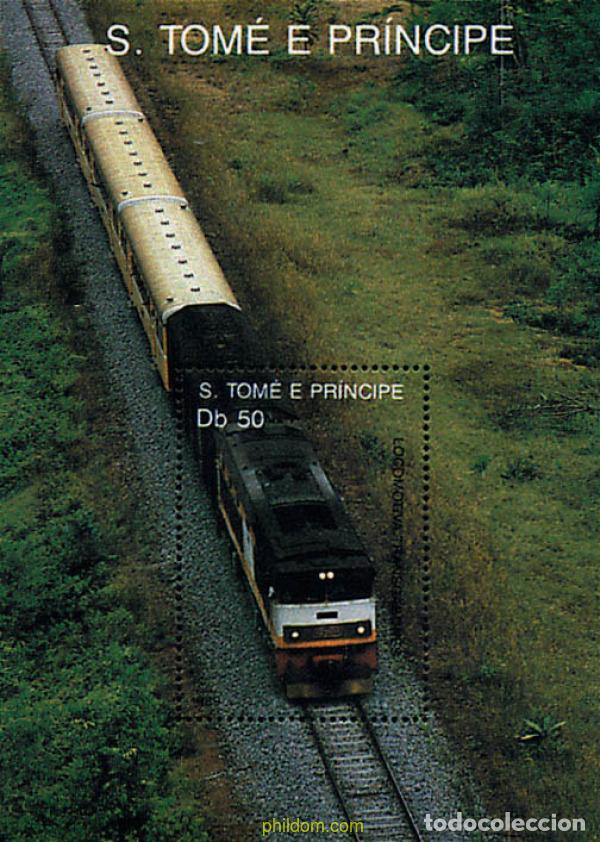Stamps: 217265 MNH SANTO TOME Y PRINCIPE 1989 LOCOMOTORAS