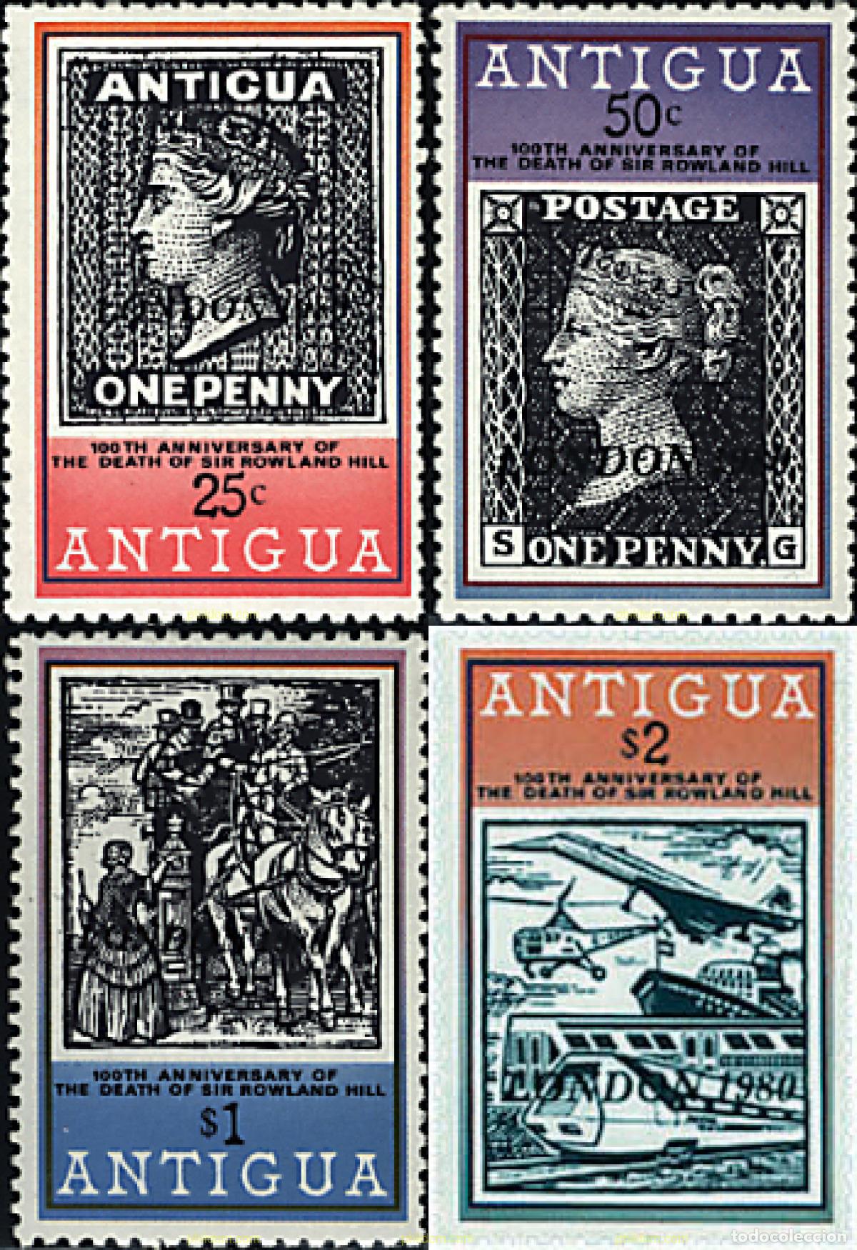 Sellos: 57174 MNH ANTIGUA 1980 LONDON 80. EXPOSICION FILATELICA INTERNACIONAL