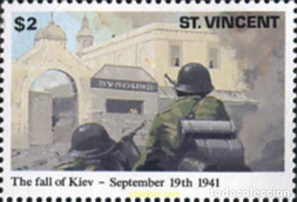 Sellos: 360184 MNH SAN VICENTE 1991 ANIVERSARIOS VARIOS