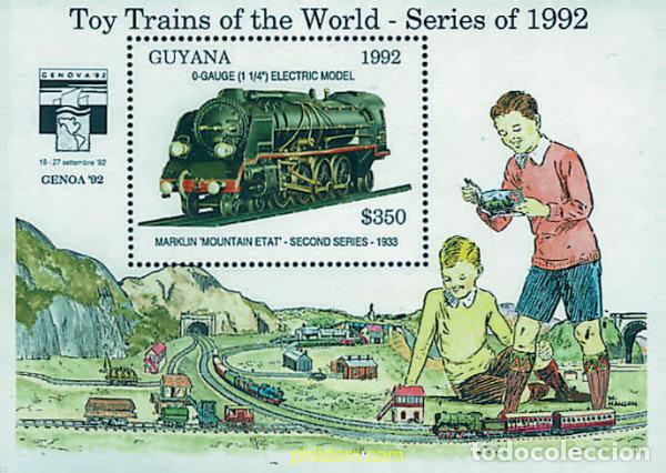 Sellos: 254095 MNH GUYANA 1992 GENOVA 92. EXPOSICION FILATELICA INTERNACIONAL