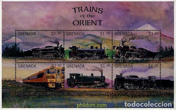 Sellos: 311645 MNH GRANADA 1996 LOCOMOTORAS ANTIGUAS