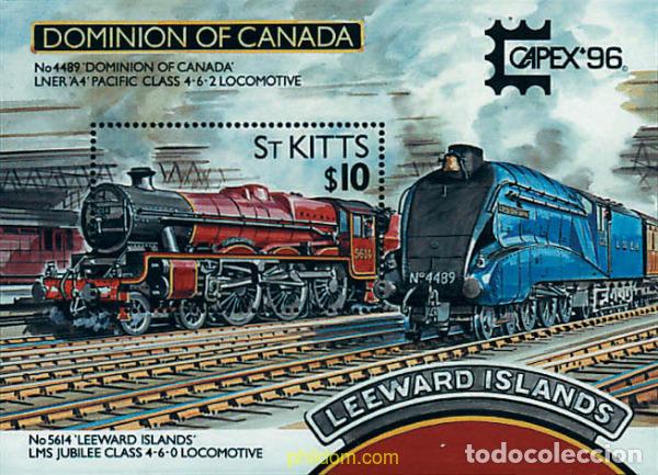 Sellos: 60451 MNH SAN KITTS 1996 CAPEX 96. EXPOSICION FILATELICA INTERNACIONAL