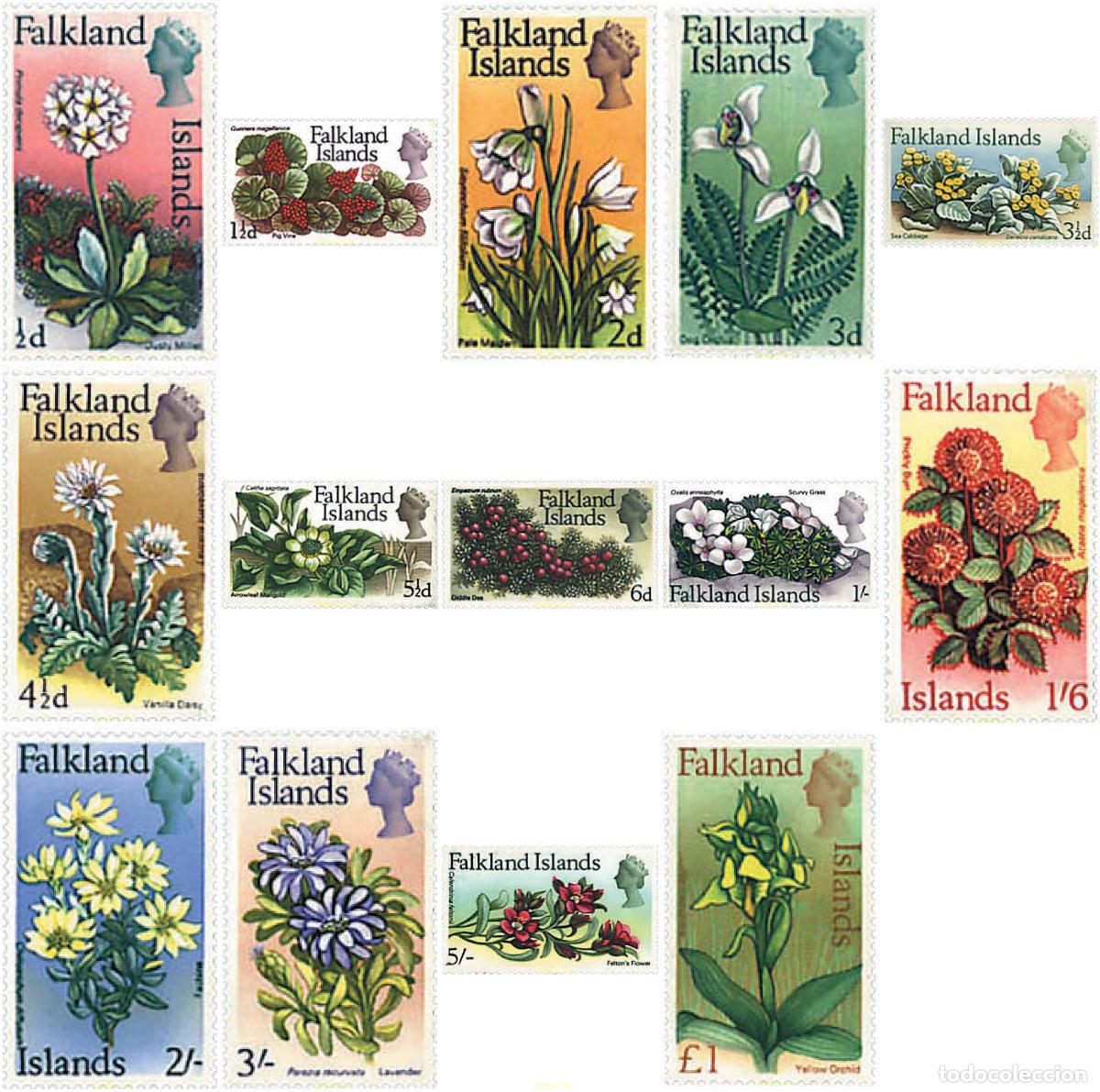 Sellos: 88871 MNH FALKLAND 1968 FLORES