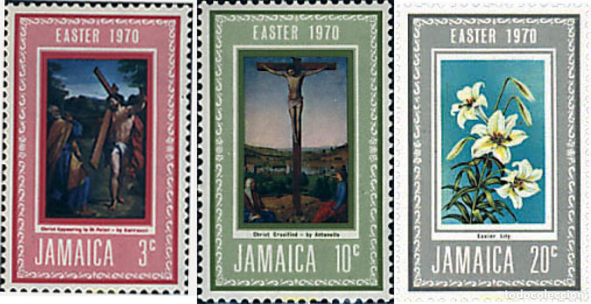 Sellos: 91912 MNH JAMAICA 1970 PASCUA