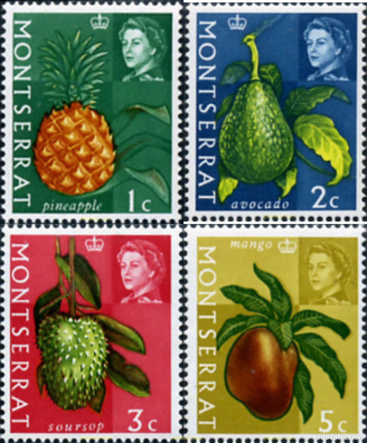 Sellos: 688672 MNH MONTSERRAT 1965 FRUTOS