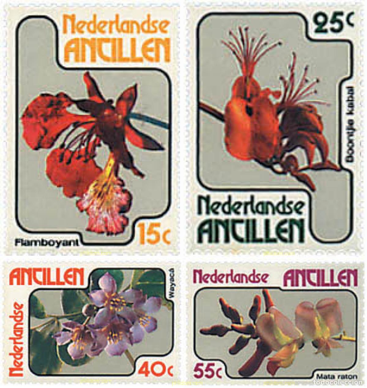 Sellos: 79163 MNH ANTILLAS HOLANDESAS 1978 FLORES DE LAS ANTILLAS