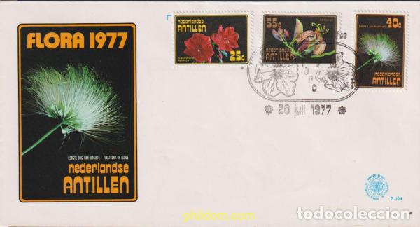 Sellos: 393260 MNH ANTILLAS HOLANDESAS 1977 FLORES TROPICALES