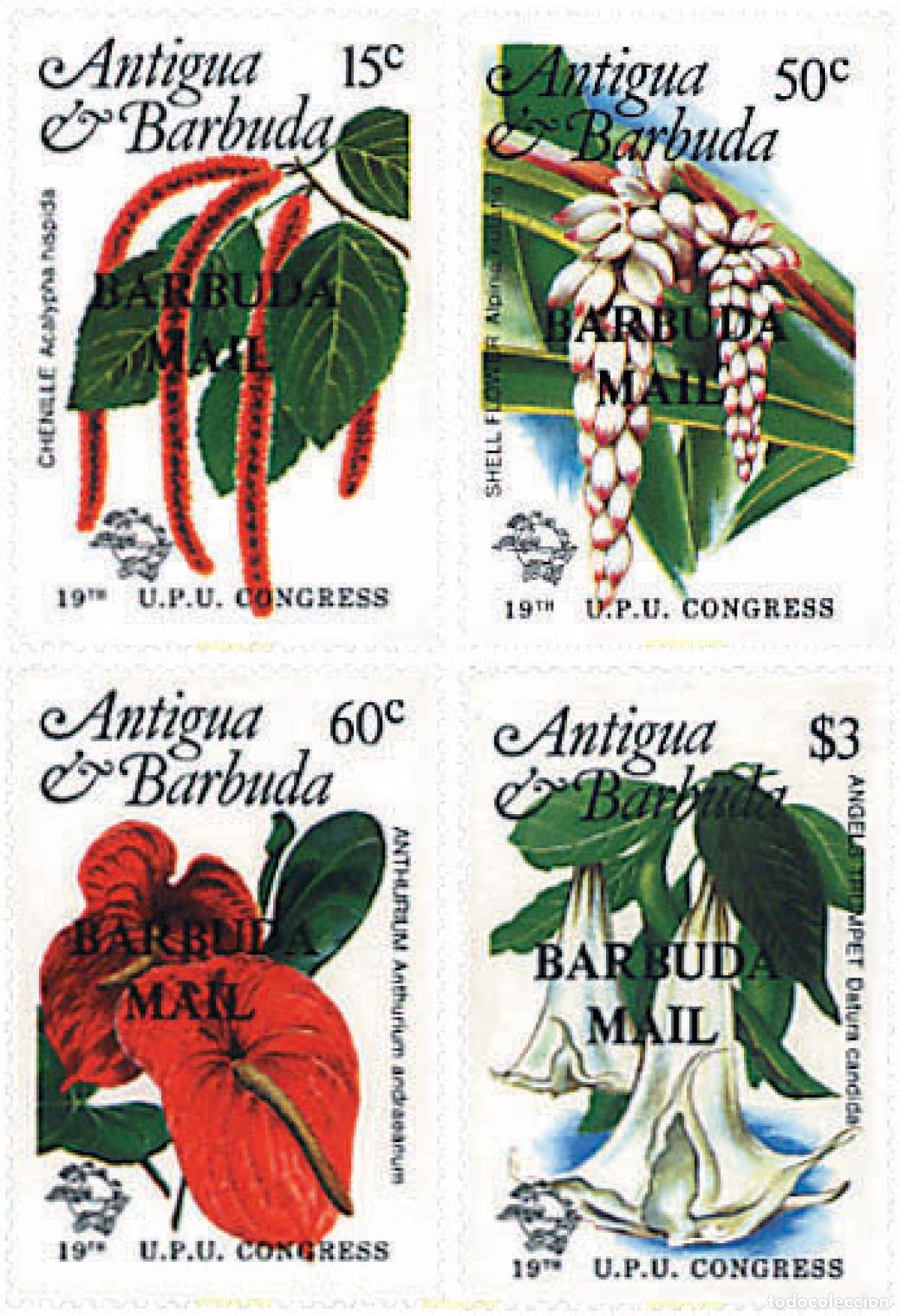 Sellos: 96727 MNH BARBUDA 1984 19 CONGRESO DE LA UPU EN HAMBURGO