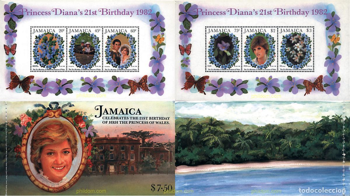 Sellos: 1798 MNH JAMAICA 1982 21 ANIVERSARIO DE DIANA PRINCESA DE GALES
