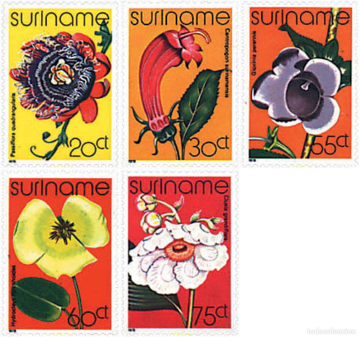 Sellos: 93776 MNH SURINAM 1978 FLORES