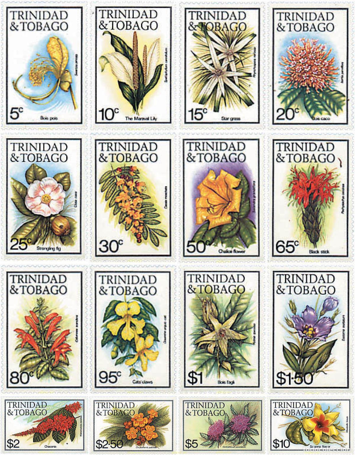 Sellos: 96304 MNH TRINIDAD Y TOBAGO 1983 FLORES