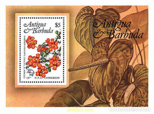Sellos: 99461 MNH ANTIGUA Y BARBUDA 1984 19 CONGRESO DE LA UPU EN HAMBURGO