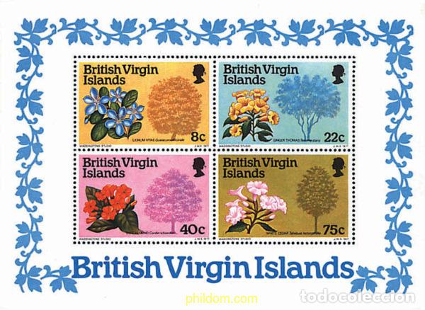Briefmarken: 92926 MNH VIRGENES BRITANICAS Islas 1978 FLORES