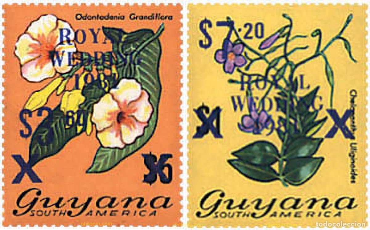 Sellos: 25676 MNH GUYANA 1981 BODA DEL PRINCIPE CARLOS Y LADY DIANA SPENCER