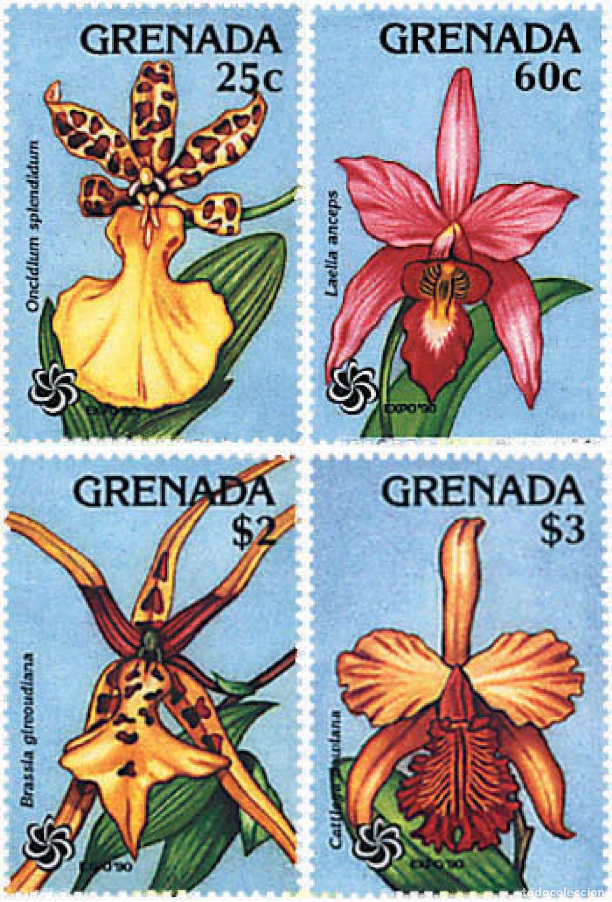 Sellos: 253498 MNH GRANADA 1990 EXPO 90. EXPOSICION UNIVERSAL DE JARDINES Y ESPACIOS VERDES DE OSAKA