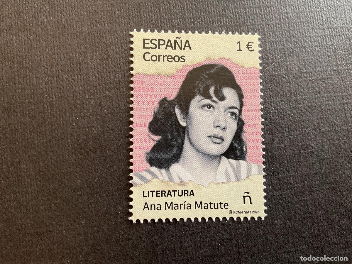 Sellos: ESCRITORES. ESPA&Ntilde;A A&Ntilde;O 2026. LITERATURA. ANA MARIA MATUTE