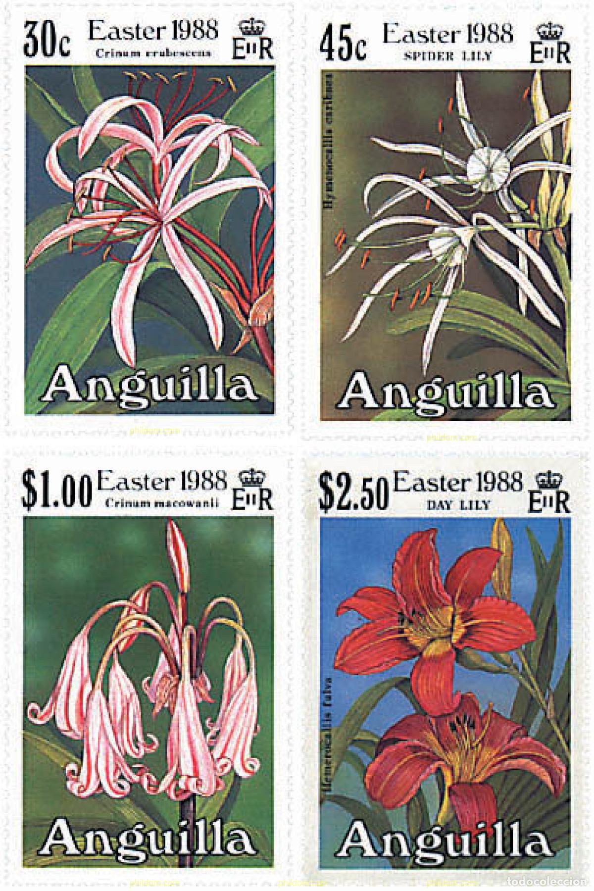 Sellos: 82030 MNH ANGUILLA 1988 PASCUA