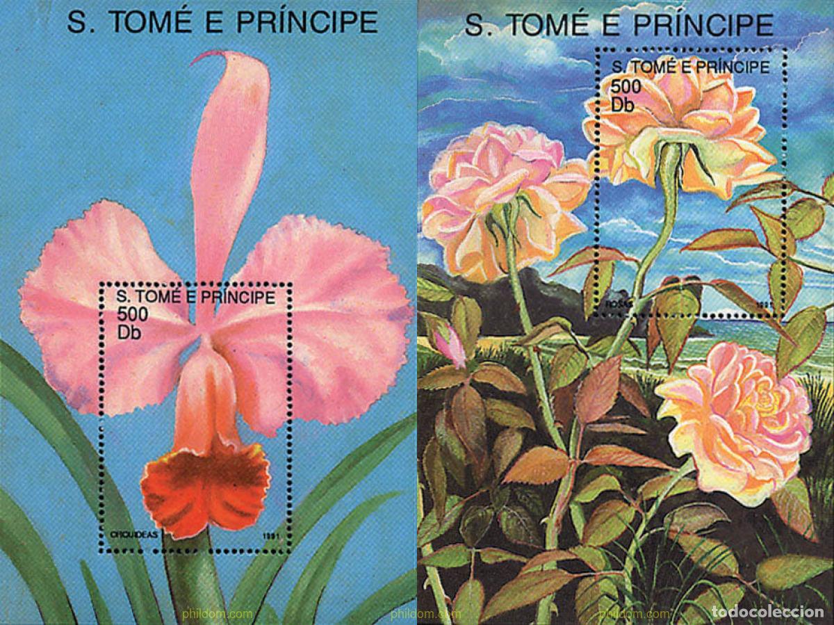 Sellos: 93302 MNH SANTO TOME Y PRINCIPE 1991 FAUNA Y FLORA