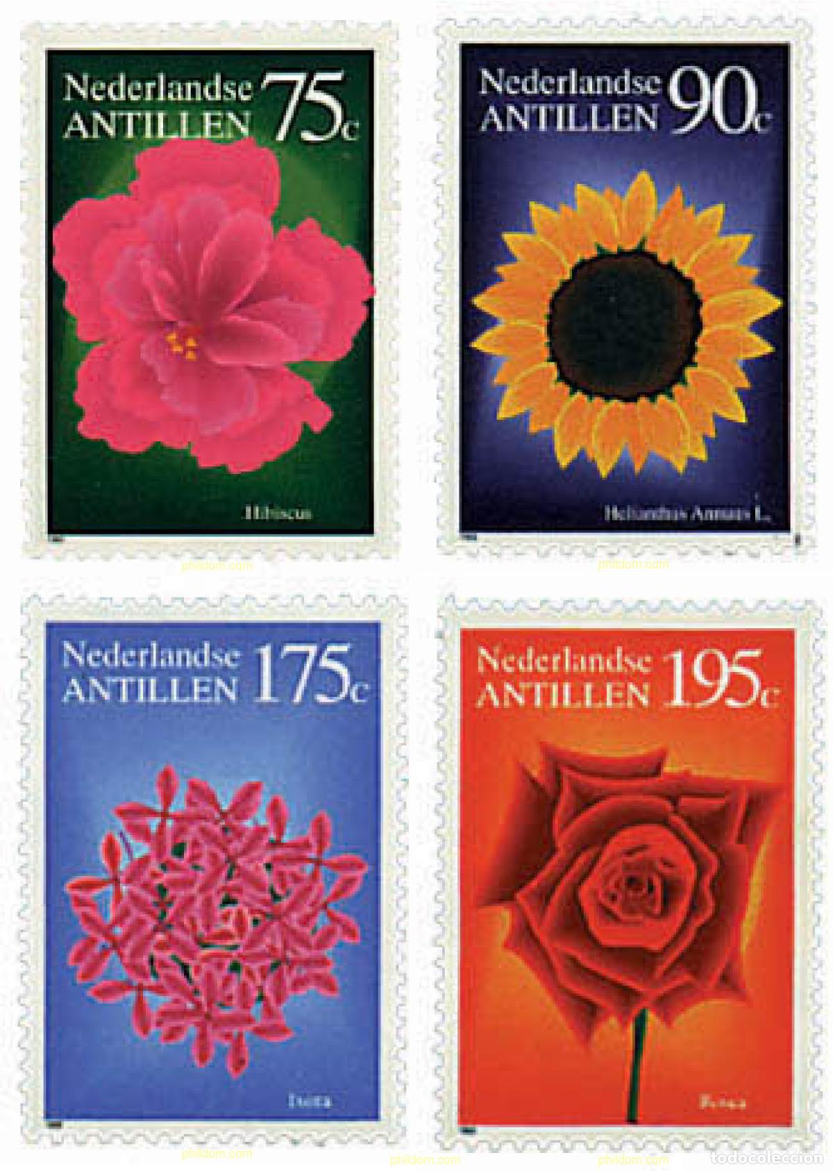 Sellos: 79171 MNH ANTILLAS HOLANDESAS 1993 FLORES