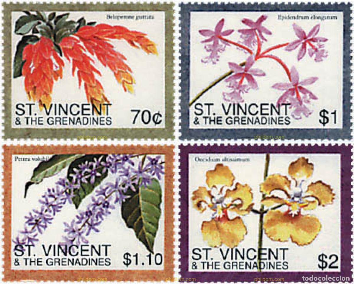 Briefmarken: 93231 MNH SAN VICENTE 1996 FLORES DEL CARIBE