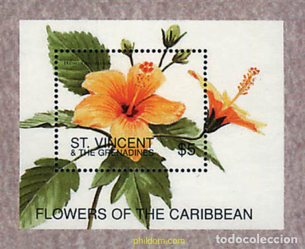Briefmarken: 360474 MNH SAN VICENTE 1996 FLORES DEL CARIBE