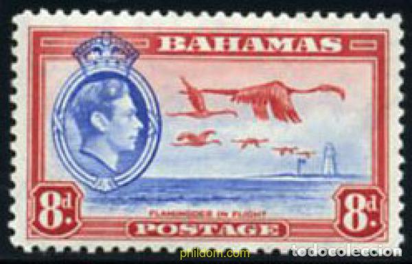 Sellos: 204017 HINGED BAHAMAS 1938 REY JORGE VI