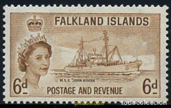 Briefmarken: 567151 MNH FALKLAND 1955 MOTIVOS VARIOS. REINA ISABEL II