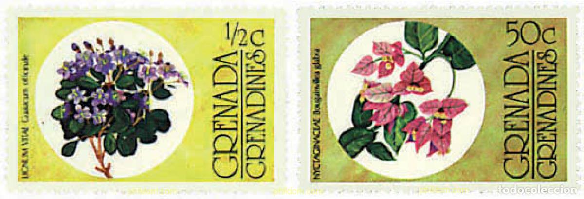 Sellos: 296731 MNH GRANADA GRANADINAS 1976 FAUNA Y FLORA