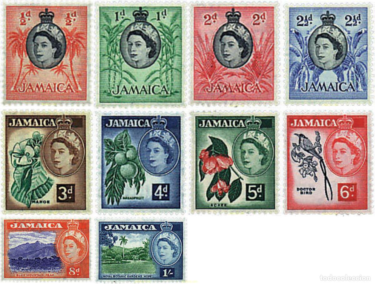 Sellos: 332885 MNH JAMAICA 1956 MOTIVOS VARIOS