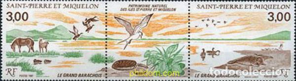 Sellos: 154384 MNH SAN PEDRO Y MIQUELON 1987 NATURALEZA