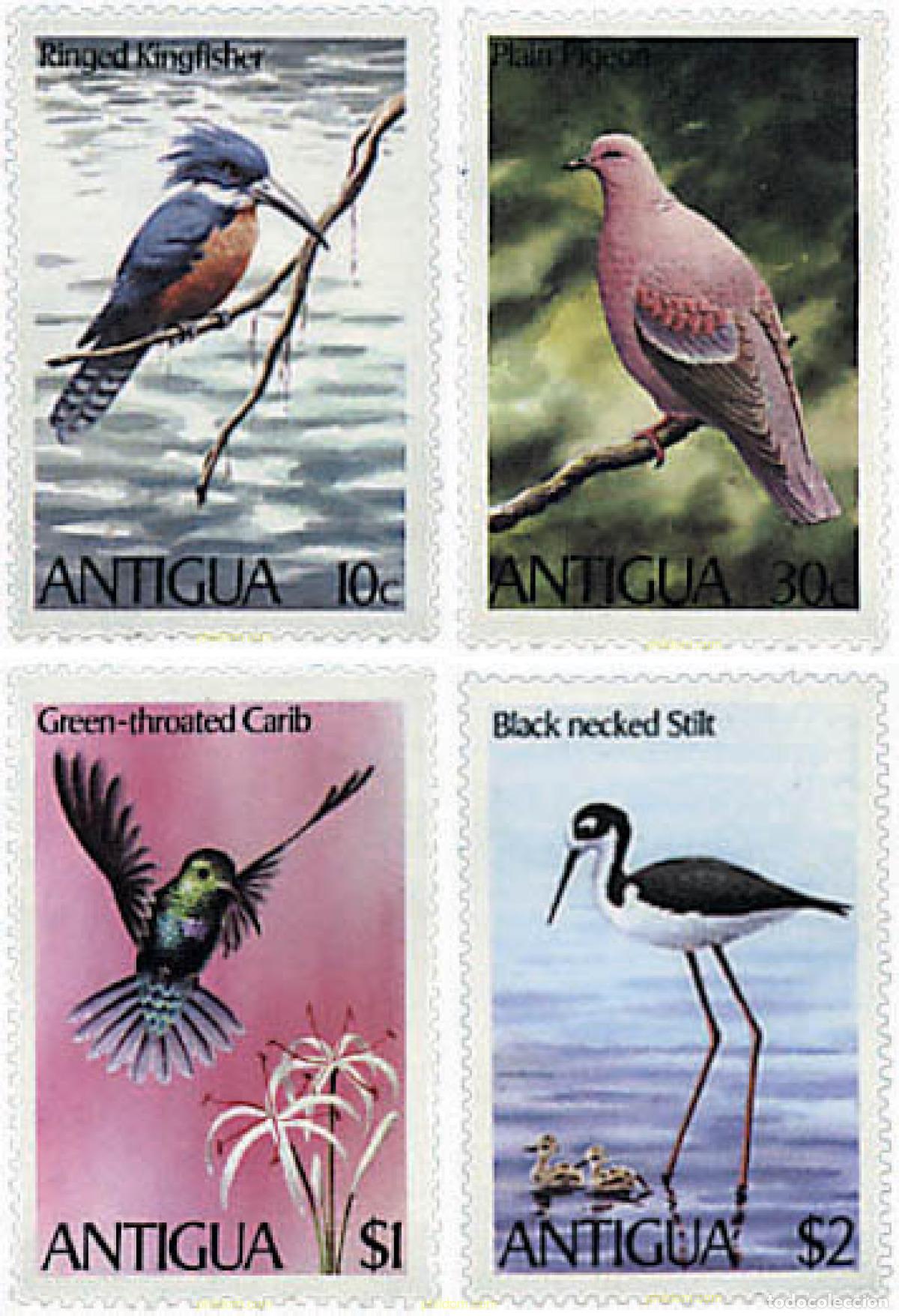 Sellos: 46700 MNH ANTIGUA 1980 AVES