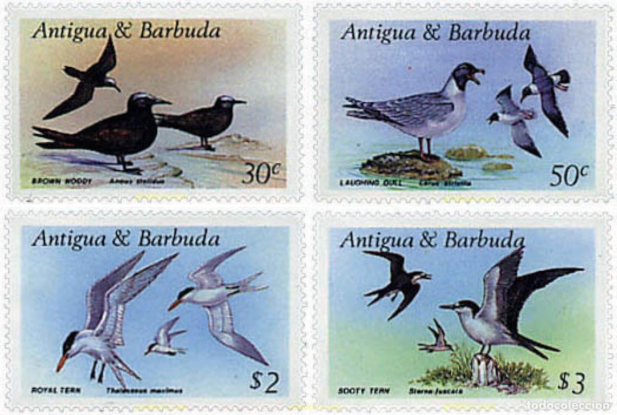 Sellos: 46801 MNH ANTIGUA Y BARBUDA 1987 AVES MARINAS